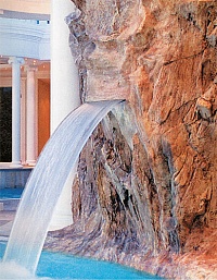 Водопад декоративный из ABS-пластика, для встраивания, ширина 90 см