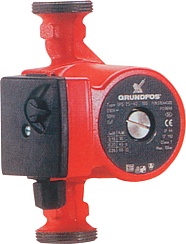 Циркуляционный насос UPS 25 (Grundfos)UPS 25-40 (GRUNDFOS), КОМПЛЕКТ С НАКИДНЫМИ ГАЙКАМИ