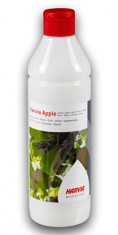Ароматизатор для сауны и бани Harvia с ароматом яблока. 500 мл