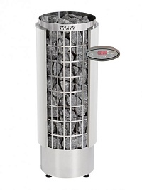 Электрическая печь для сауны HARVIA Cilindro 110VHEE с цифровой панелью, 10,8 кВт, нерж.сталь, белый цвет