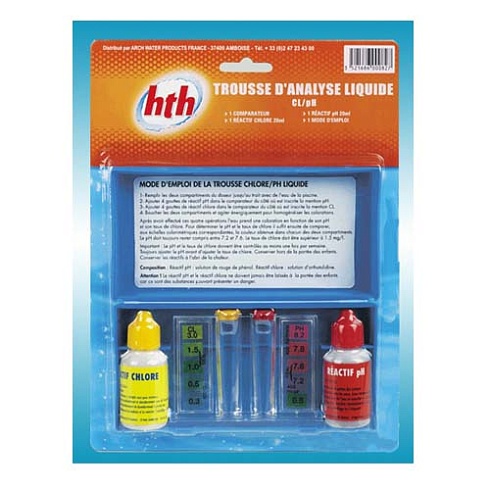 Тестер Cl/pH (капли), для частных бассейнов, hth