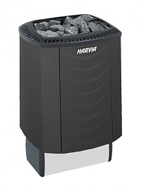Электрическая печь для сауны HARVIA Sound M60 Black, 6 кВт, пульт встроен, цвет черный