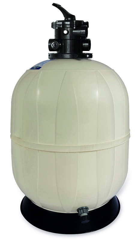Фильтровальная емкость AQUARIUS с верхним клапаном. Полипропиленовый корпус, 6 м3/ч