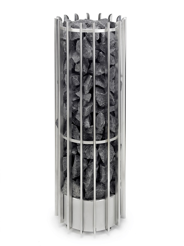 Электрическая печь для сауны Helo ROCHER 105 DET (10,5 кВт, хром),управление при помощи TOUCH-панелей