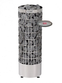 Электрическая печь для сауны HARVIA Cilindro PC70VEE с выносной цифровой панелью, нерж.сталь, 6,8 кВт