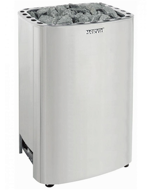 Электрическая печь для сауны HARVIA Club K13,5G, 13,5 кВт матовая нерж.сталь